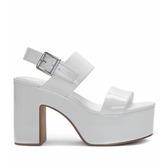 Jeffery Campbell White Moody Platform Heels - Picture 4 of 4
